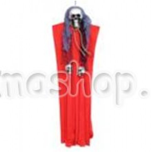 Декор для Хелловіну Висяча Смерть 80 см (помаранчева)