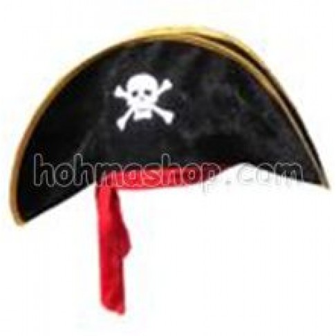 Шляпа Пірата з повязкою велюр