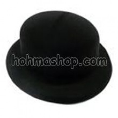 Шляпа Казанок флок (чорний)