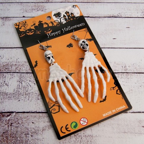 Кліпси Рука скелета (білі)