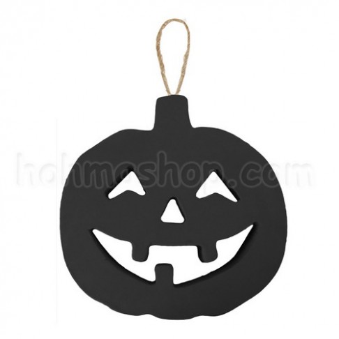 Декор об'ємний Гарбуз добрий ППС-2см (чорна)