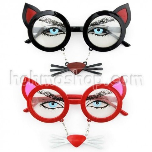 Окуляри Кішка з вусами Окуляри Кішка з вусами