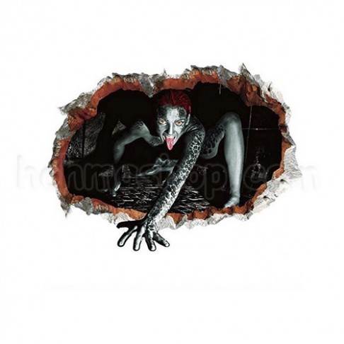 Наклейка інтер'єрна Діра в стіні Ліліт