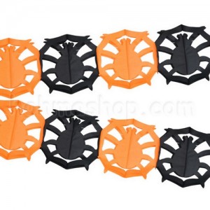 Гірлянда 3D Хелловін Павук з павутиною