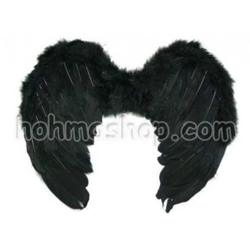 Крила Демона маленькі 35х45 см (чорні)