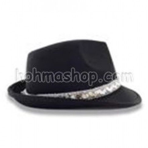 Шляпа Твіст атласна (чорна)