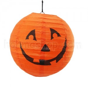 Декор підвісний помаранчевий з гарбузом (20 см)