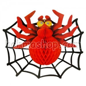 Декор 3D Павук з павутиною