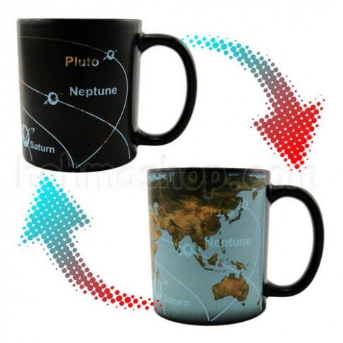 Чашка-хамелеон Солнечная система