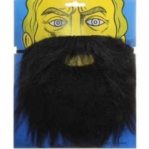 Борода старика, 20 см (чорна) Борода старика, 20 см (чорна)