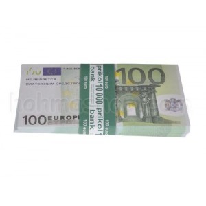 Гроші сувенірні 100 євро Гроші сувенірні 100 євро