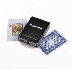 Карти ігральні чорні Poker Club, пластикові