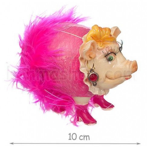 Копілка свинка Модниця