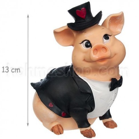 Копілка свин у фраці