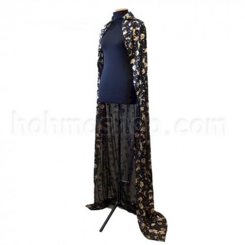 Карнавальний плащ накидка Хелловін чорний