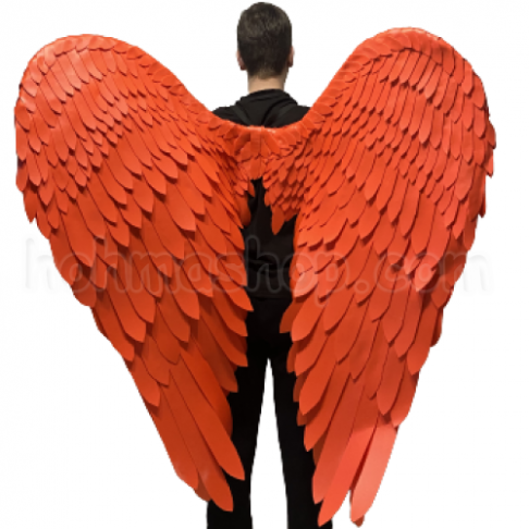 Крила Ангела гігант 120х60, ізолон (червоні)