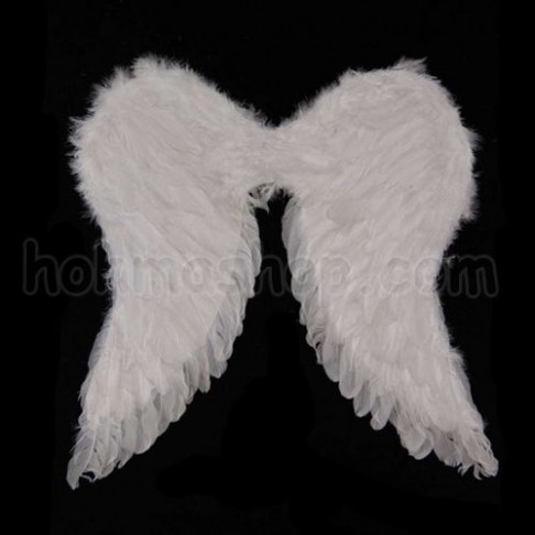 Крила Амура великі 55х55см (білі) Крила Амура великі 55х55см (білі)