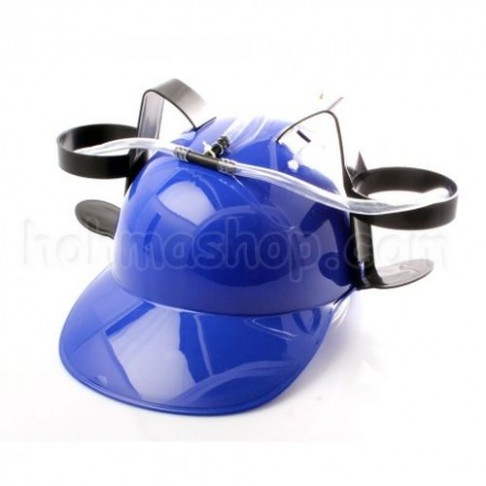 Каска під пиво (синя)