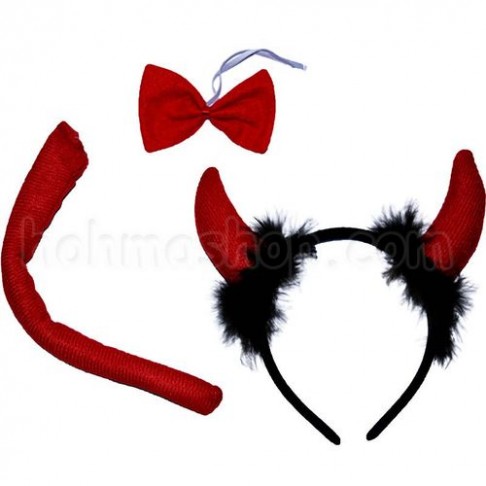 Набір Чортика: вуха, хвіст, метелик