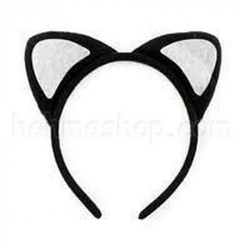 Ободок вушка котика (чорні)