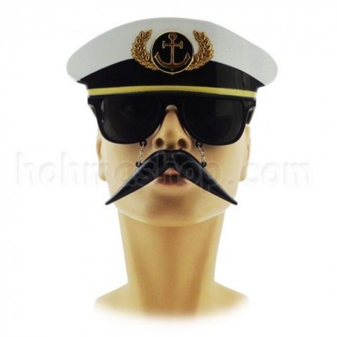 Окуляри з вусами Капітан