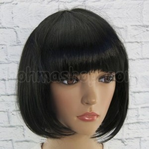 Перука чорна коротка