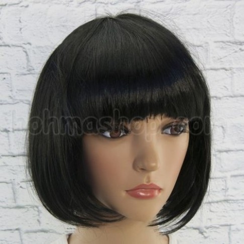 Перука чорна коротка