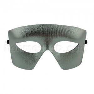 Венеціанська маска Мистер Х (срібна)