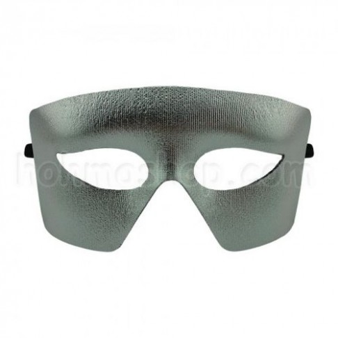 Венеціанська маска Мистер Х (срібна)