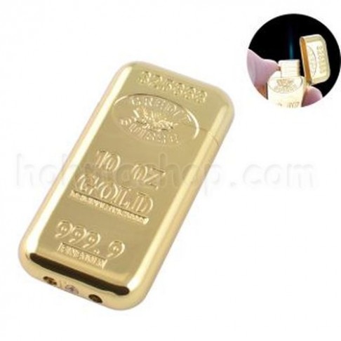 Запальничка газова Злиток золота (турбо полум'я)