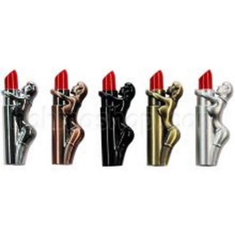 Запальничка кішенькова пані на помаді (гостре полум'я)